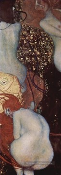 Poisson rouge froid Gustav Klimt Nu impressionniste Peinture à l'huile